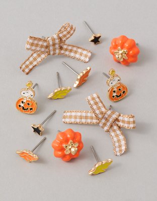 AE Snoopy Fall Earring 6-Pack | American Eagle