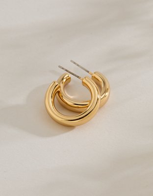 AE Keepers Collection 14K Gold Plated Hoop Earring