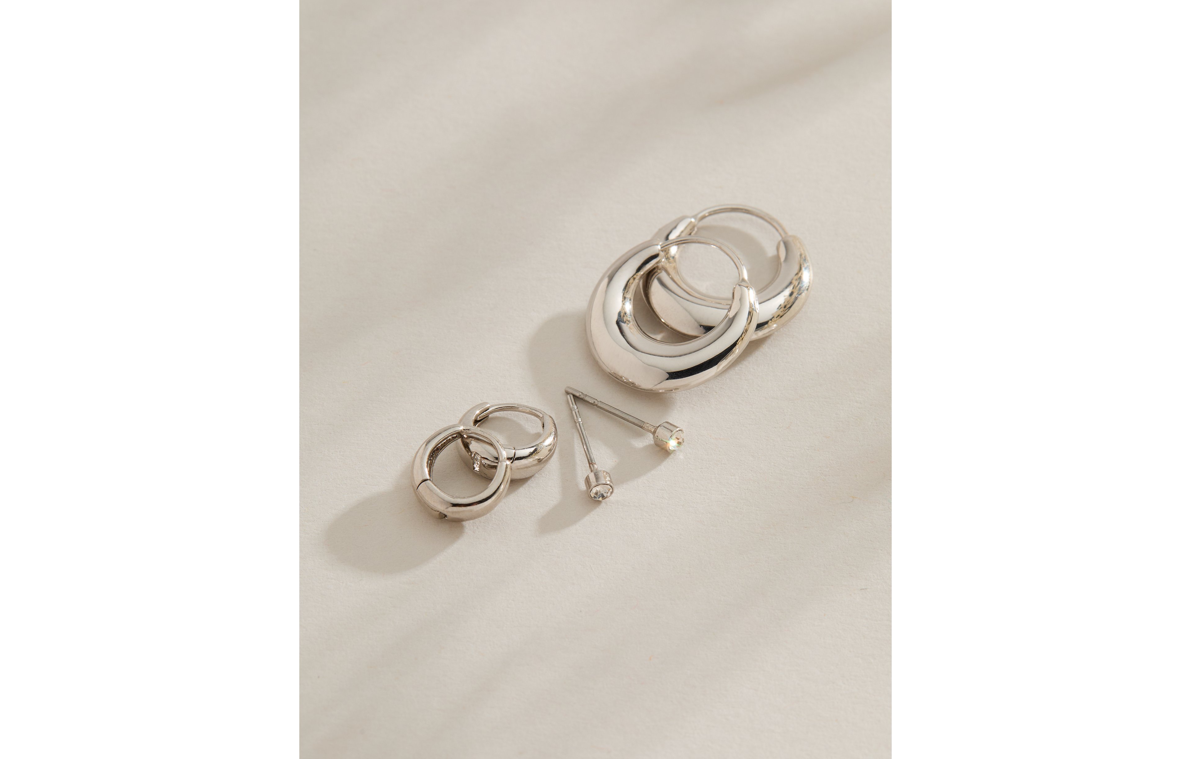 AE Keepers Collection Platinum Plated Earrings 3-Pack