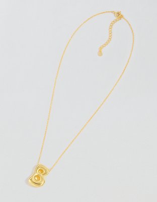 Athra Bubble Letter Necklace