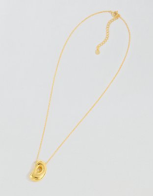 Athra Bubble Letter Necklace