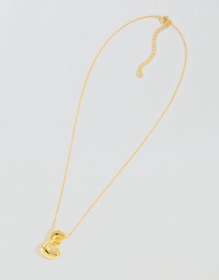 Athra Bubble Letter Necklace