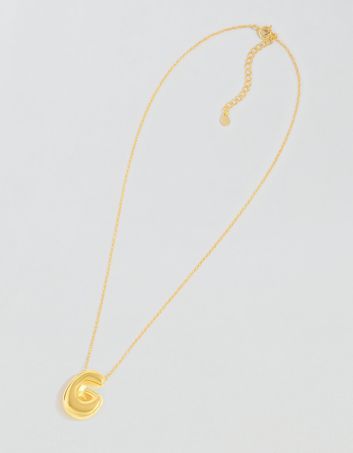 Athra Bubble Letter Necklace