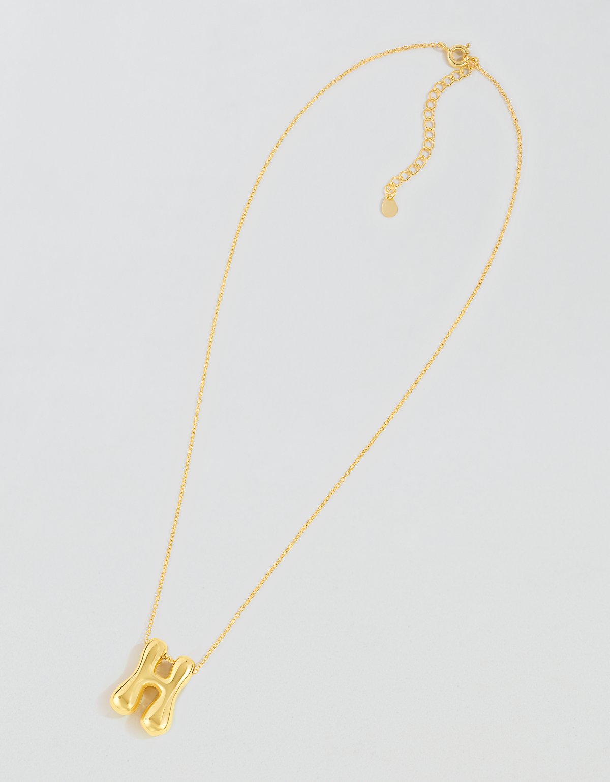 Athra Bubble Letter Necklace