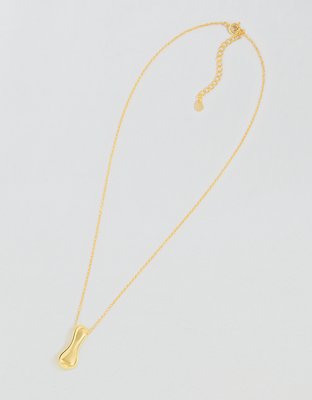 Athra Bubble Letter Necklace