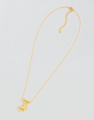 Athra Bubble Letter Necklace