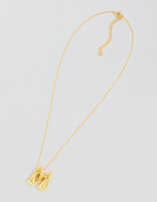 Athra Bubble Letter Necklace