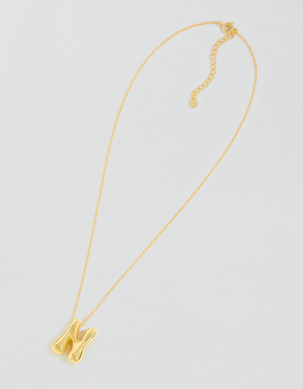 Athra Bubble Letter Necklace