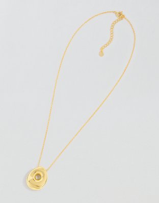 Athra Bubble Letter Necklace