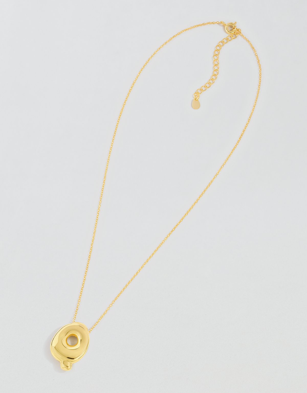Athra Bubble Letter Necklace