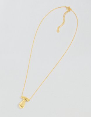 Athra Bubble Letter Necklace
