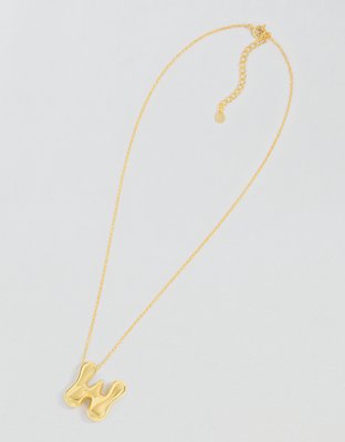Athra Bubble Letter Necklace