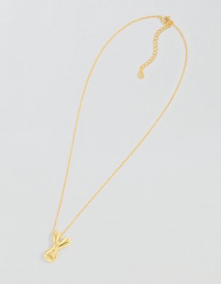 Athra Bubble Letter Necklace