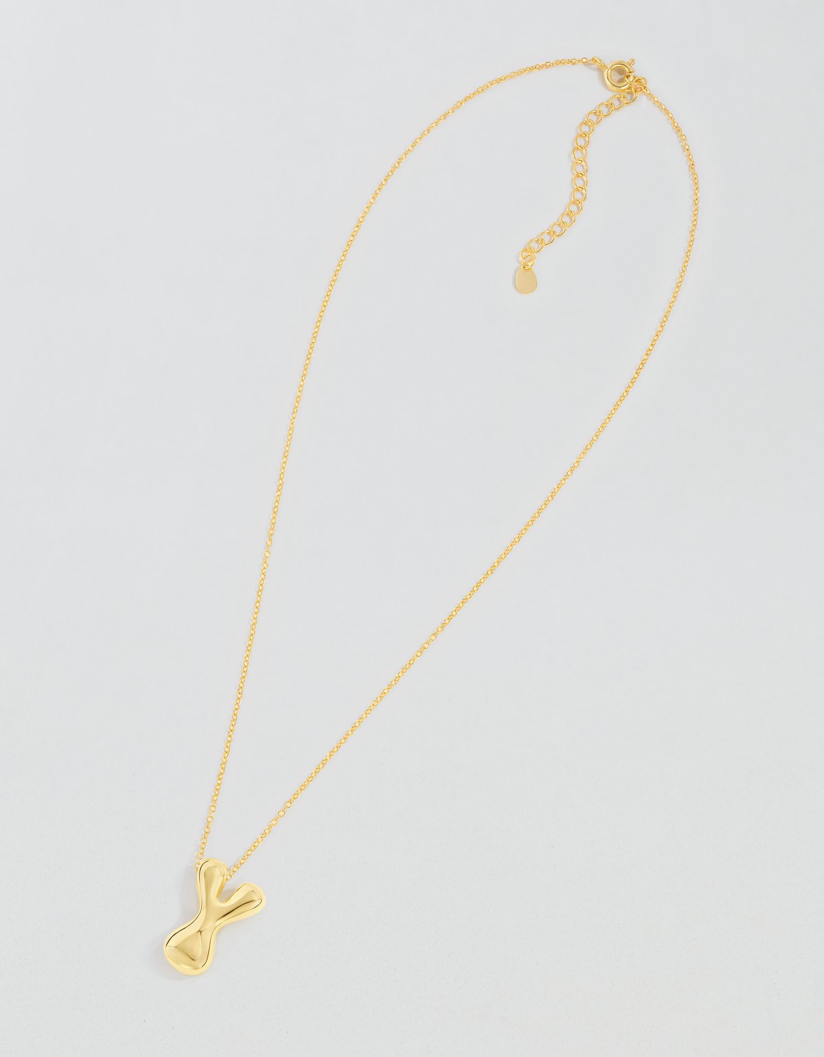 Athra Bubble Letter Necklace