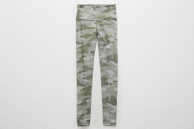 Aerie MOVE High Waisted Camo Legging, Olive Fun Aerie