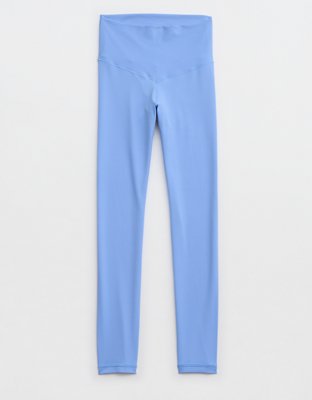 Aerie NWT blue real me high waisted ruched flare leggings Size XL - $48 New  With Tags - From Rilee