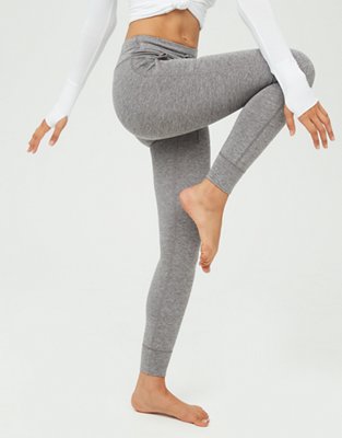 Aerie Offline Warmup High Waisted Legging Dark Heather Gray