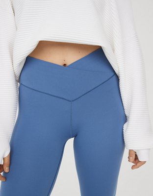 Aerie Women's OFFLINE Crossover Leggings Blue XL - New Pants, Tights,  Leggings, Size: …