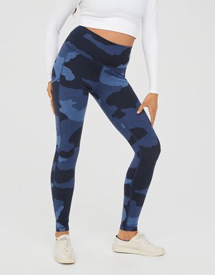 OFFLINE By Aerie The Hugger High Waisted Foldover Flare Legging