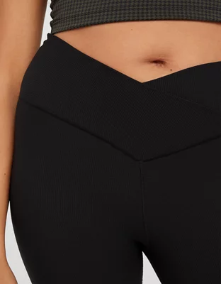 OFFLINE By Aerie Real Me Waffle High Waisted Crossover Legging