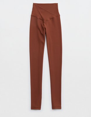 Женские брюки Aerie OFFLINE By Aerie Real Me Waffle High Waisted Crossover Legging — фото 4