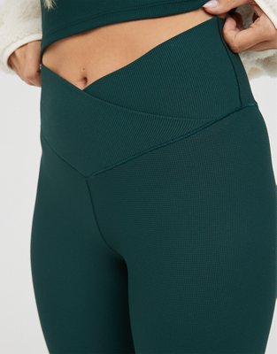 OFFLINE By Aerie Real Me Waffle High Waisted Crossover Legging