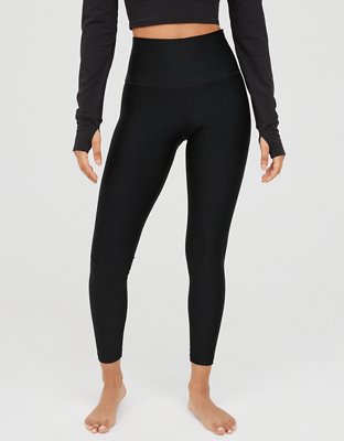 Женские брюки Aerie OFFLINE By Aerie Ribbed Shine High Waisted Legging — фото 5