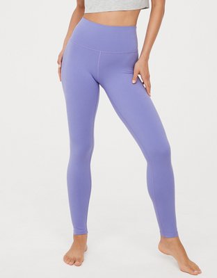 AE Offline by Aerie Hugger Burns Orange Crackle Legging Solid