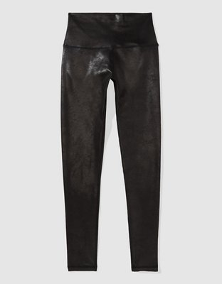 OFFLINE By Aerie The Hugger Legging Cintura Alta con Craquelado y Bolsillo