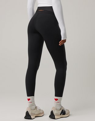 OFFLINE By Aerie The Hugger Legging Cintura Alta con Espalda Cruzada
