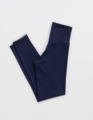 OFFLINE By Aerie Real Me XTRA Ribbed Picot Trim Crossover Legging