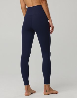 OFFLINE By Aerie Real Me XTRA Ribbed Picot Trim Crossover Legging