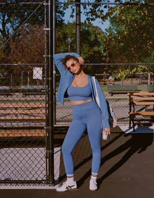 OFFLINE By Aerie The Hugger Ruched Legging