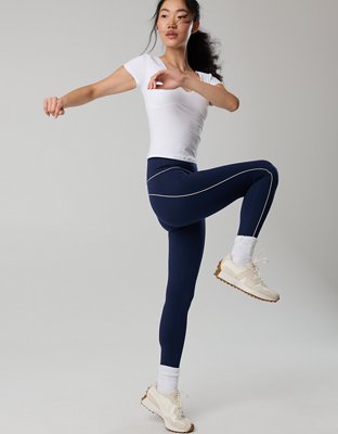 OFFLINE By Aerie The Hugger High Waisted Piping Legging