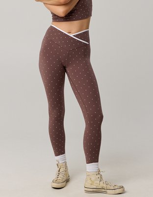 OFFLINE By Aerie Real Me Tipped High Waisted Crossover Legging