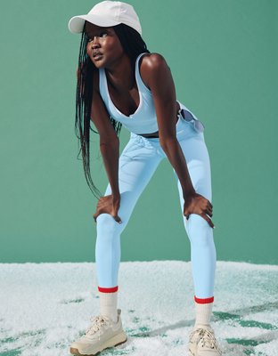 OFFLINE By Aerie Real Me Tipped High Waisted Crossover Legging