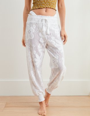 aerie distressed sweatpants