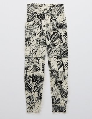 aerie plush ribbed cuff jogger