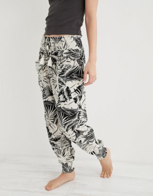 aerie plush ribbed cuff jogger