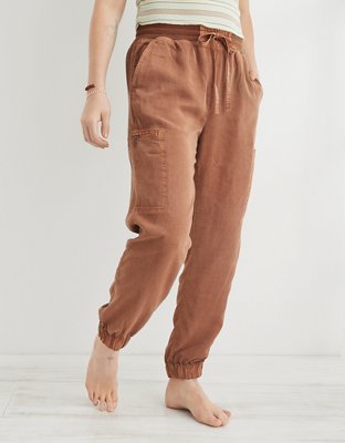 aerie twill cargo jogger