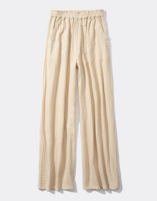 Aerie High Waisted Wide Leg Pant