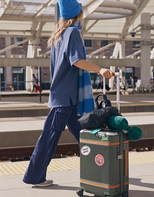 Aerie Shine Cargo Skater Pant