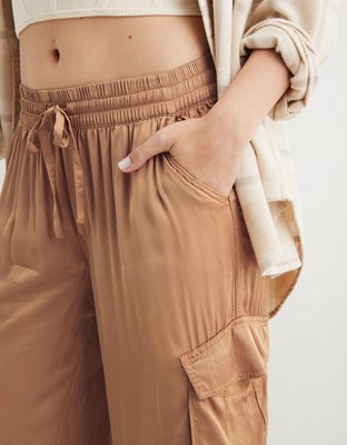 Aerie Shine Cargo Skater Pant