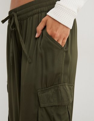Aerie Shine Cargo Skater Pant