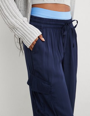 Aerie Shine Cargo Skater Pant