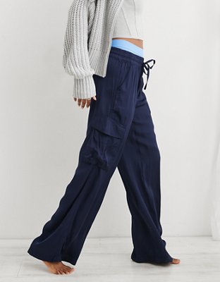 Aerie Shine Cargo Skater Pant