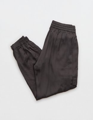 Aerie Satin Cargo Jogger