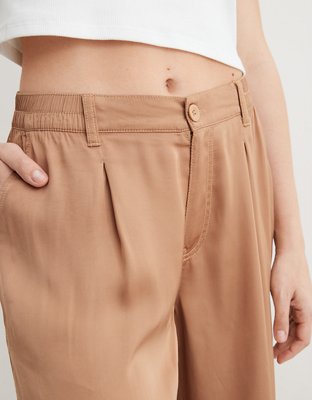 Aerie High Waisted Shine Wide Leg Pant