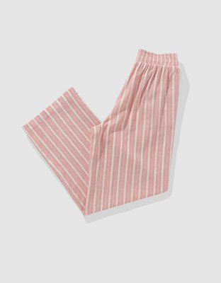 Aerie High Waisted Linen Blend Pant