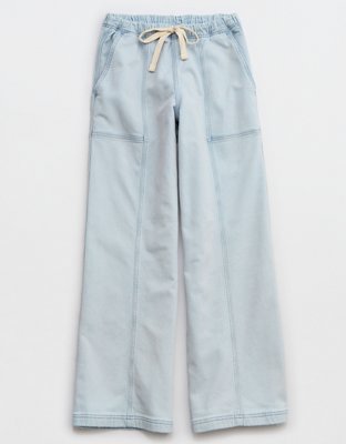 Aerie Me-Day Pantalones con Lazo en la Cintura